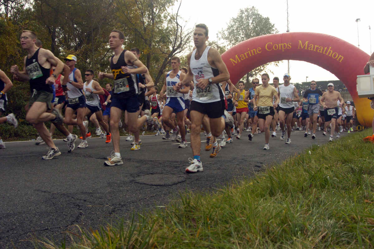 Maratón de los marines en Washington DC