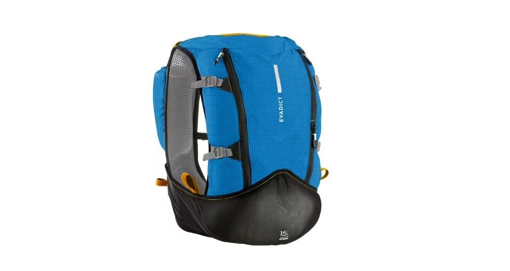 DOS MOCHILAS DE TRAIL RUNNING EVADICT DECATHLON, 5L Y 15L 