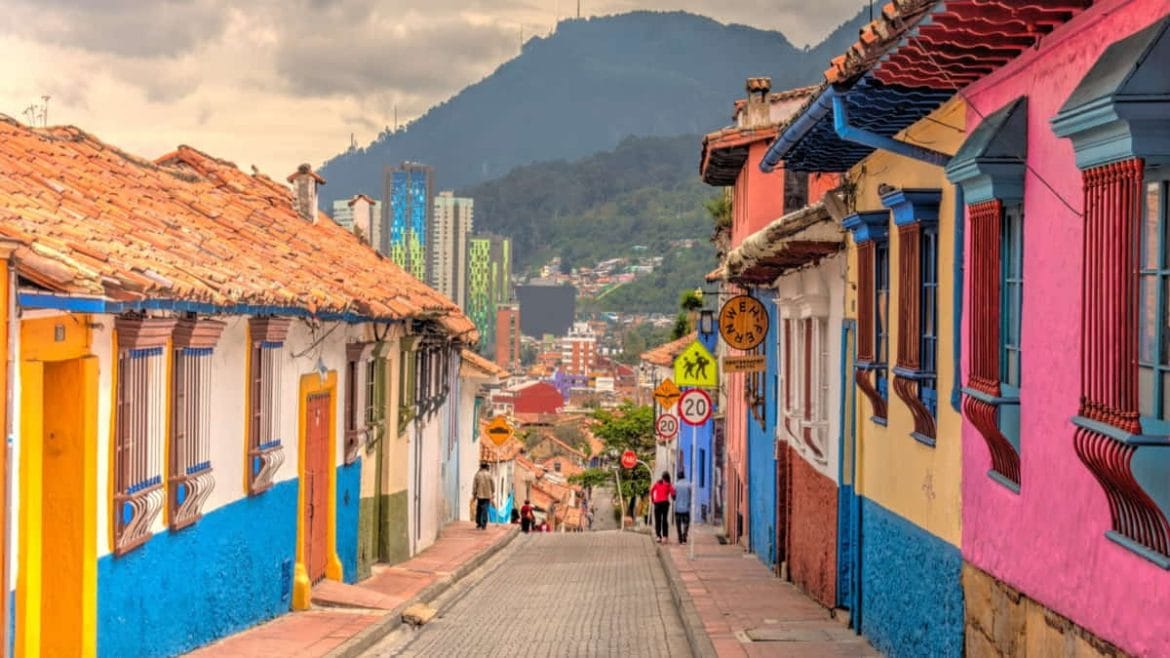 Bogotá, edificios de colores