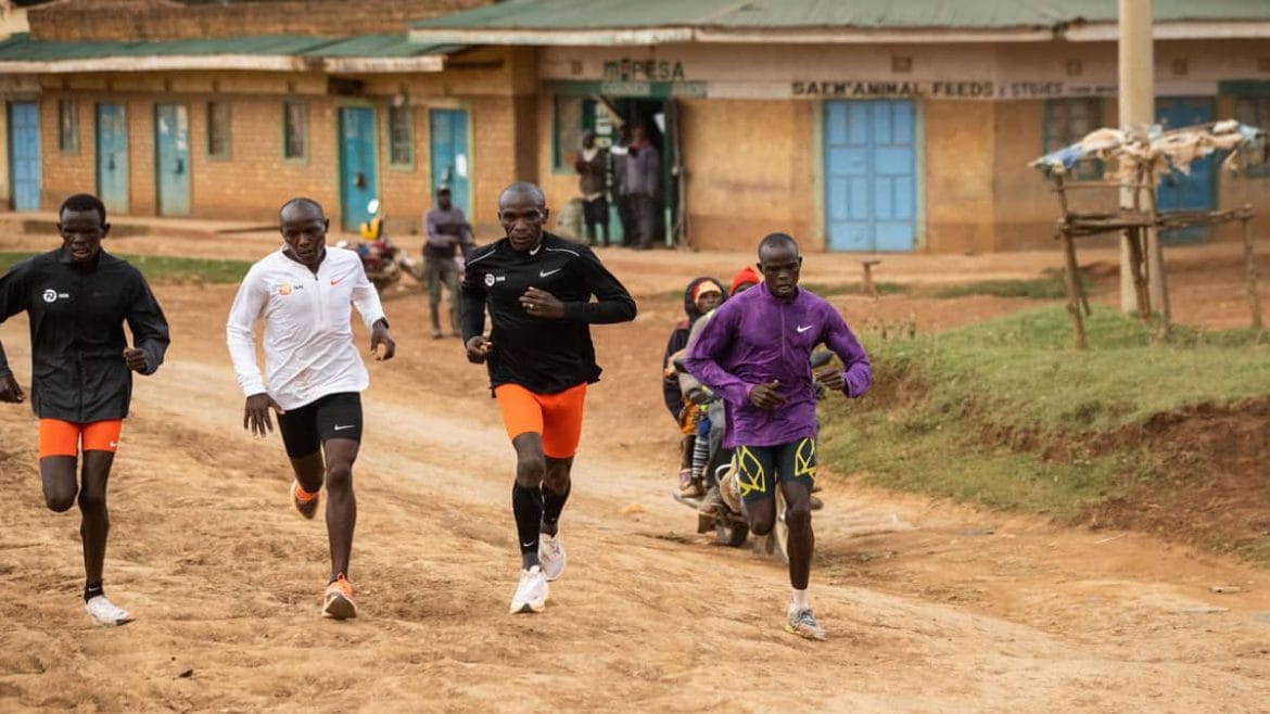 Kipchoge entrenamiento