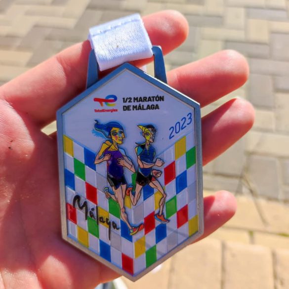 Medalla de la Media maratón de Málaga 2023