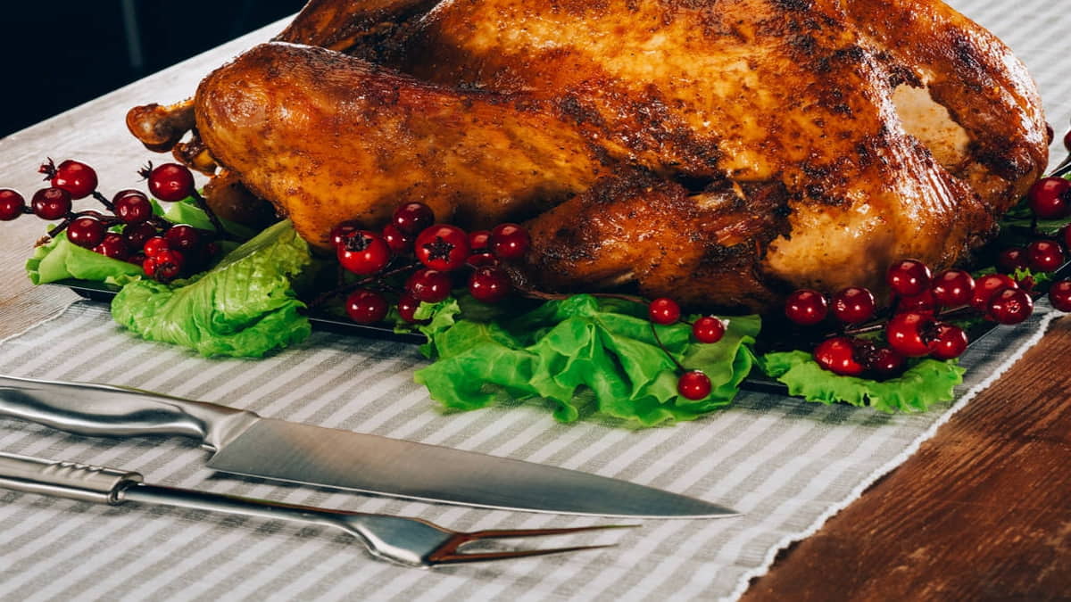 Pavo de Acción de Gracias al horno