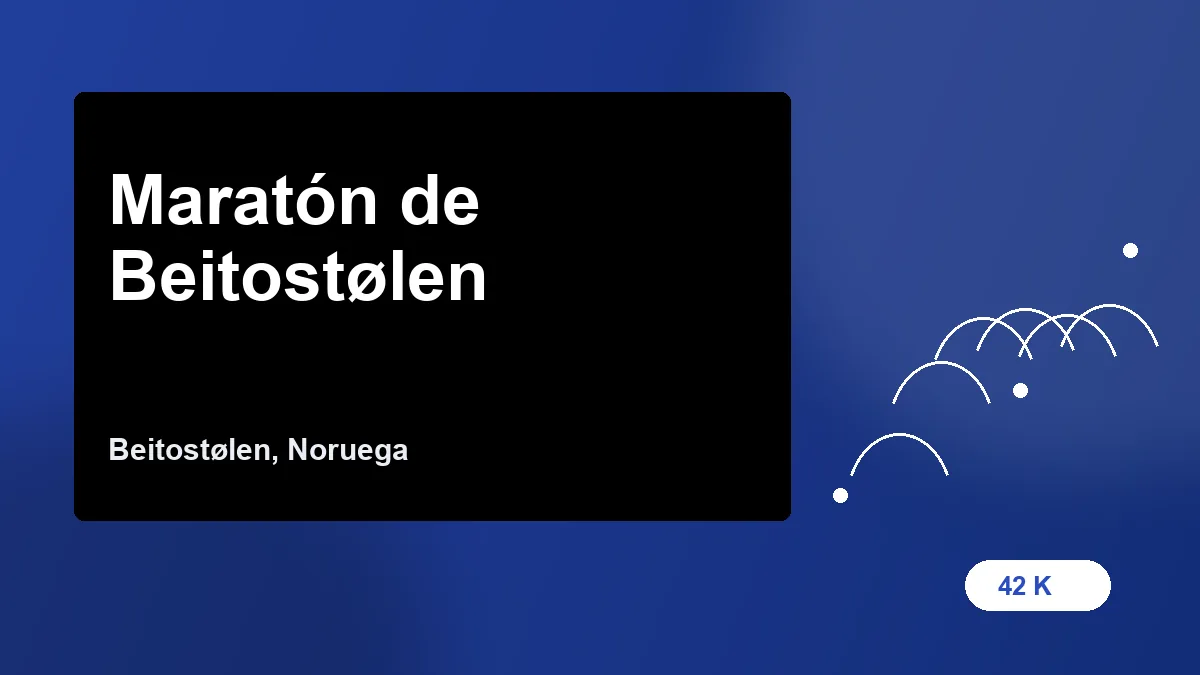 Maratón de Beitostølen